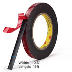 3M Double Sided Mounting Tape 5925 VHB Black Foam Tape High Bond Waterproof - Image 2