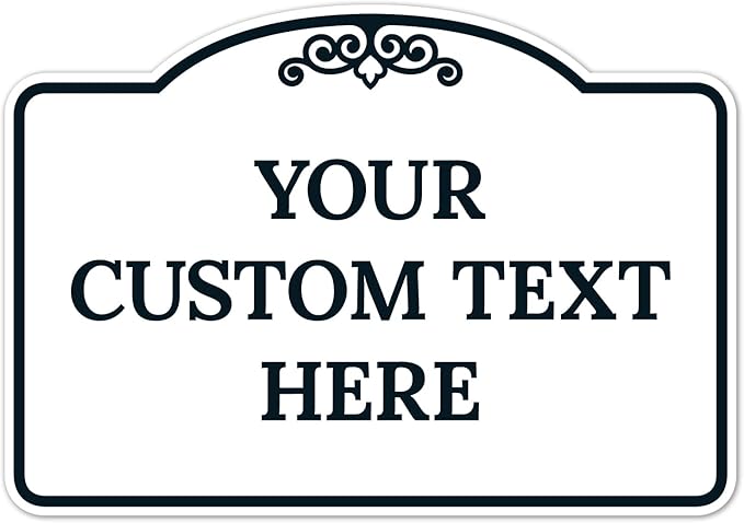 Custom Decorative Sign, Personalized Metal Sign by SigoSigns