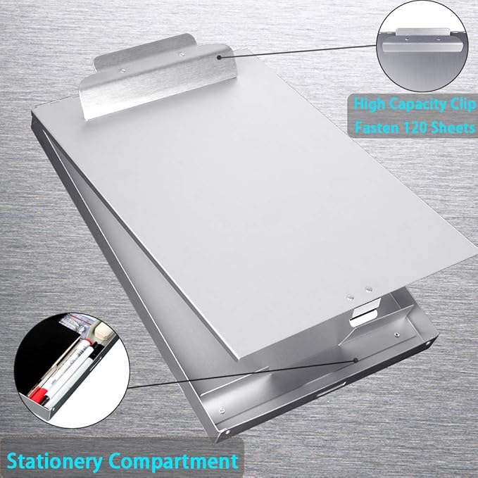 ROCOFF Metal Clipboard with Storage - Image 4