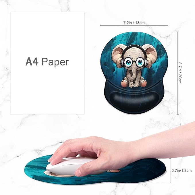 ITNRSIIET Ergonomic Mouse Pad - Image 2