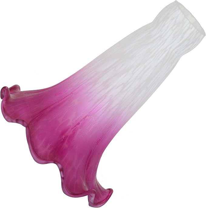 Bieye LS03S Lily Flower Blown Glass Lampshade by Bieye
