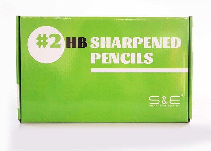S & E TEACHER'S EDITION Woodcased #2 Pencils, Pre-sharpened, - Image 3
