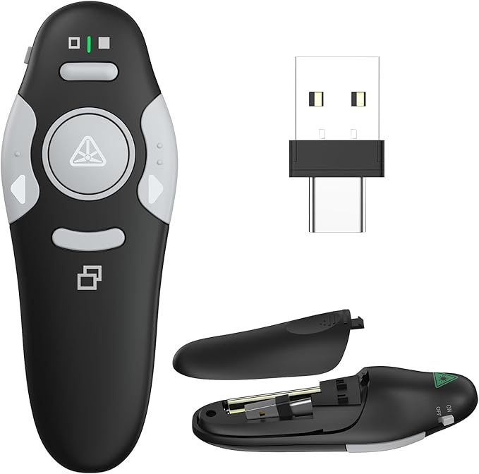 QUI Presentation Clicker Wireless Presenter Remote Clicker by QUI