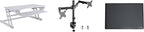 Rocelco 37.5" Height Adjustable Standing Desk Converter by Rocelco