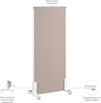 Bush Business Furniture 24W x 55H Freestanding Privacy Screen in Warm Beige - Image 6