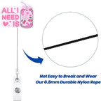 Pink Bow Soda Funny Nurse Badge Reel, Cute Coquette Soda Pop Retractable ID - Image 5