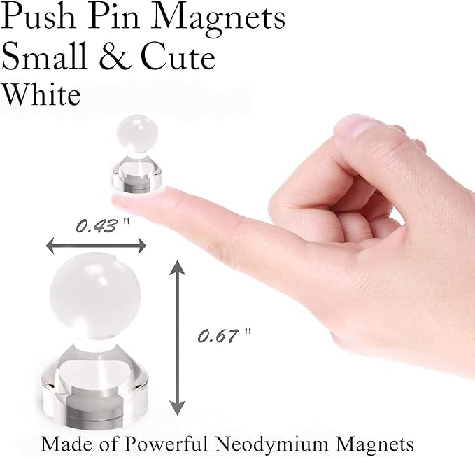 MHDMAG Magnetic Push Pins Powerful Push Pin Magnets - Image 2