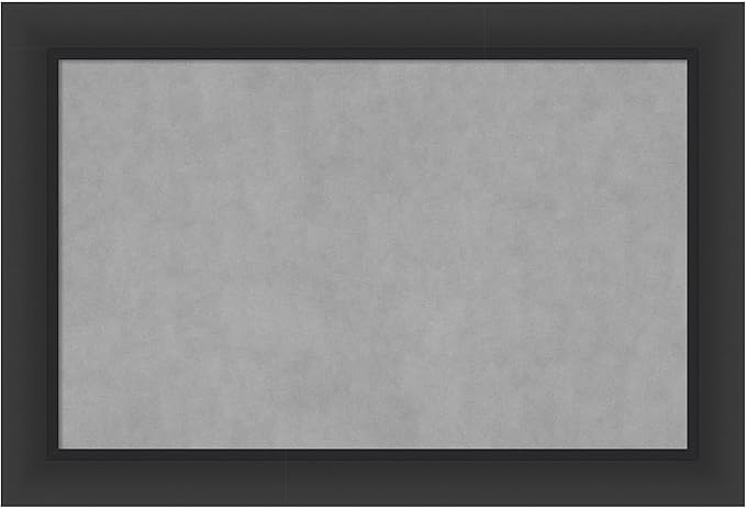 Amanti Art Black Framed Magnetic Board 25x37 Large Vision Board by AmantiArt