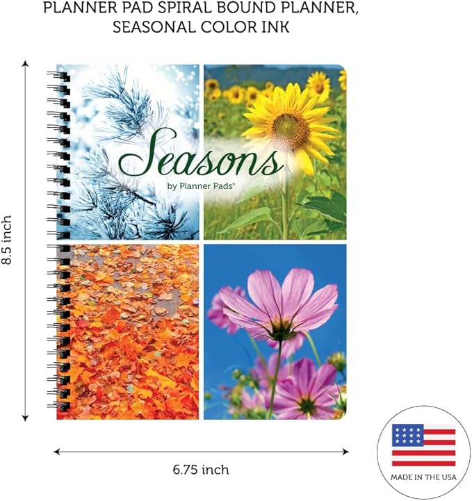 Planner Pad Spiral Bound January-December 2026/ Calendar Year 6 3/4" x 8 1/2" - Image 6