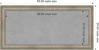 Amanti Art Silver Framed Magnetic Board 25x53 Oversize Vision Board - Image 3