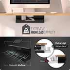 Under Desk Cable Management Tray no Drill – Wire Management - Image 4
