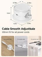Magnetic Cable Clips, Adjustable Cord Holder Management, Adhesive Wire Keeper - Image 3
