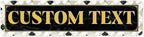 Custom Sign, Custom Street Sign, 11 Font Colors, 13 Font Styles, 4 Hole Options by MySignCenter