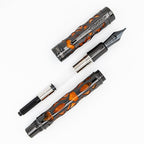 Conklin Endura Deco Crest Fountain Pen in Orange - Image 7