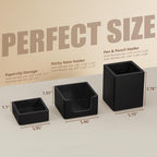 CMLKLZD Black Desk Organizer Set of 3 - Image 2
