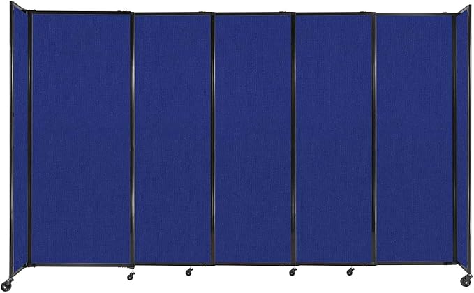 Versare Straightwall Sliding Portable Wall Partition | Freestanding Office by VERSARE