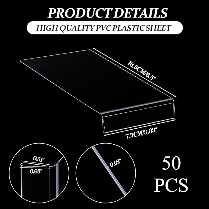 Containlol 50 Pcs Moveable Shelf Label Holders - Image 2