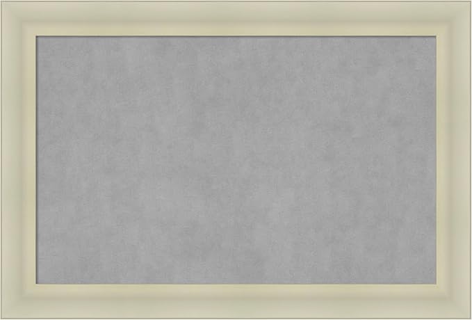 Amanti Art Silver Framed Magnetic Board 25x37 Large Vision Board by AmantiArt