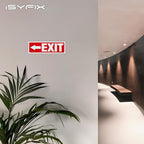 iSYFIX Exit Signs Stickers 2 Pack 12x4 Inch - Image 2