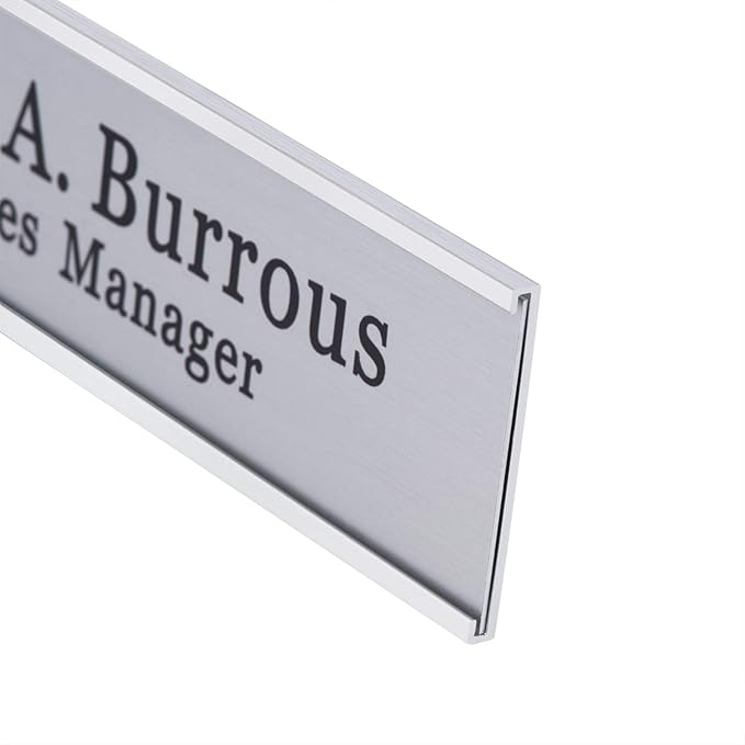 Personalized Office Name Plates Aluminum Hot Printing Add Logo Picture Custom - Image 4
