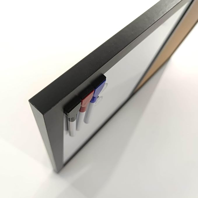Combination Board Magnetic Dry Erase Board & Corkboard - Image 3