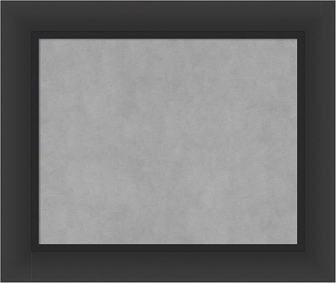 Amanti Art Black Framed Magnetic Board 21x25 Small Vision Board by AmantiArt