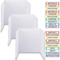 Trifold Display Boards with Colorful Self-Adhesive Sheets – 24 x 16 Inch by LonlyEagle