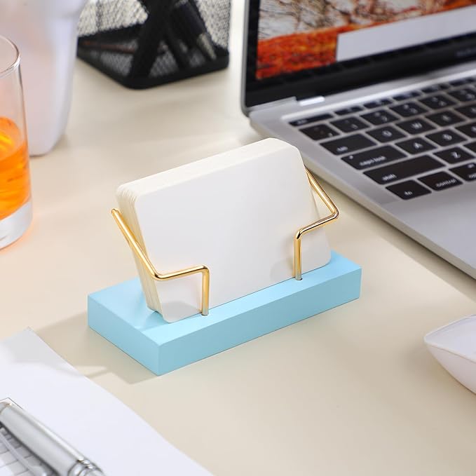 Amyhill 2 Pieces Wood Business Card Holder - Image 4