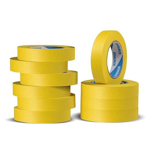 KIWIHUB Yellow Painters Tape, DIY Crafting, Decoration and School Projects by KIWIHUB