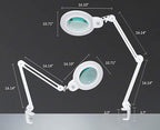 Neatfi XL Bifocal LED Magnifying Lamp, 7-Inch Acrylic Lens, 5D/20D Magnification - Image 8