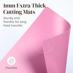 Cooler Kitchen Extra Thick Pastel Flexible Plastic Cutting Board Mats - Image 7