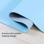 Wolaile Faux Leather Desk Pad Blotter, Waterproof Non-Slip Writing Desk Mat - Image 5