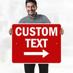 Custom Arrow, Custom Directional Sign, Right Arrow, 24x30 Inches, Rust Free - Image 2