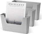 YOHOM No Drilling File Holder Wall Mails Magazines Organizer Adhesive Door Mount by Yohom