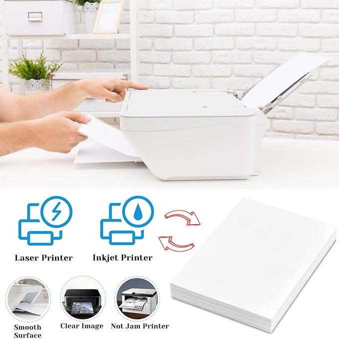 Vellum Paper, Cridoz 115GSM Transparent Vellum 8.5 x 11 Translucent Clear - Image 4