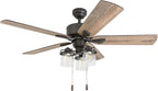 prominence home river run 52" farmhouse led ceiling, main product view