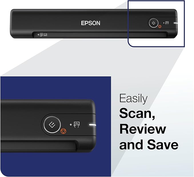 Epson WorkForce ES-50 Portable Sheet-Fed Document Scanner - Image 5