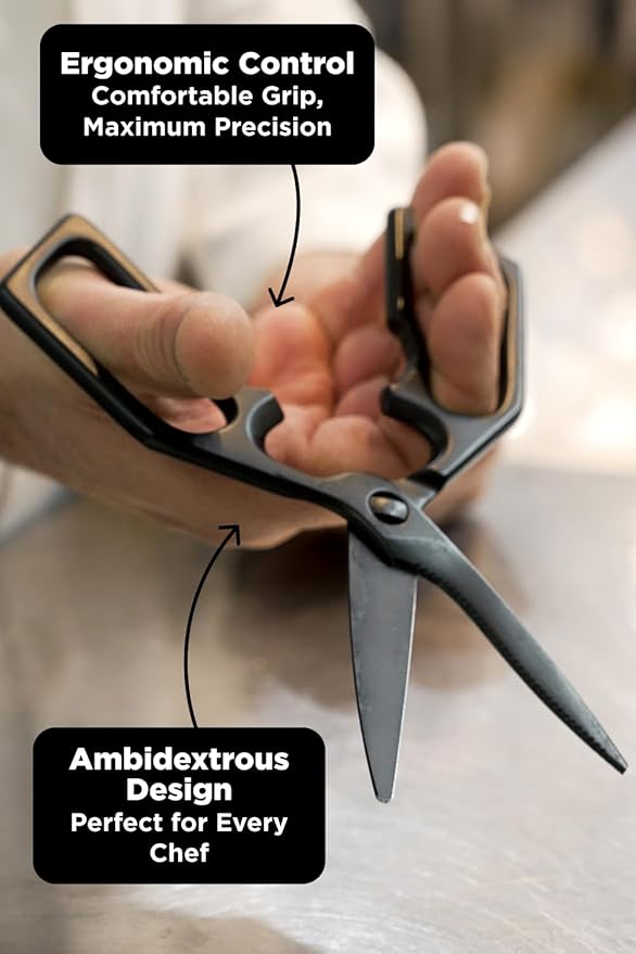 Dalstrong Japanese Stainless Steel Ambidextrous Kitchen Scissors - Image 8