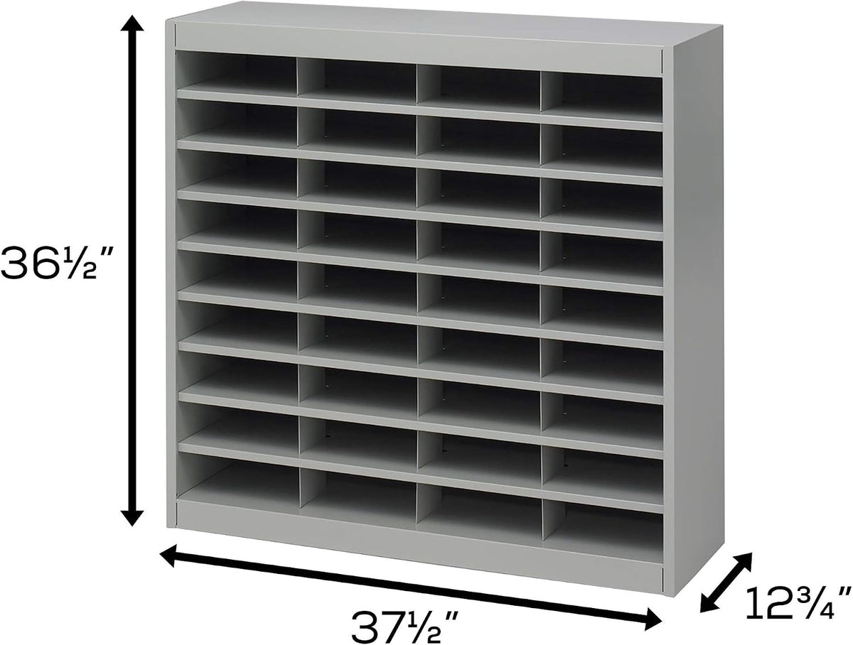 Safco E-Z Stor Literature Organizer, 36 Compartments, Office and Classroom Co...