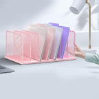 Kuntine.B Desk File Organizer Upright Mesh Desktop Organizer File Sorter Office - Image 6