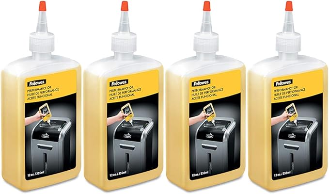 Fellowes 35250 Powershred Performance Oil, 12 oz. Bottle w/Extension Nozzle by FellowesBrands