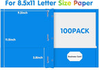 Two Pocket Folder, HERKKA 100 Pack 2 Pocket Folders - Image 2