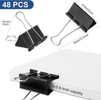 48 Pack Extra Large Binder Clips 2 Inch Paper Clip Large Binding Clip, Jumbo - Image 2
