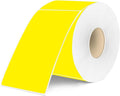 3×5 Inch Yellow Removable Thermal Labels, Waterproof Thermal Label, 240 Sheets by Yeachlaing