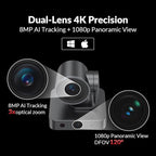 AV Access 4K Conference Room Camera, Dual Lens Cam, 3X Optical/5X Digital Zoom - Image 2