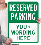 SmartSign 24 x 18 inch Custom “Reserved Parking” Metal Sign - Image 8
