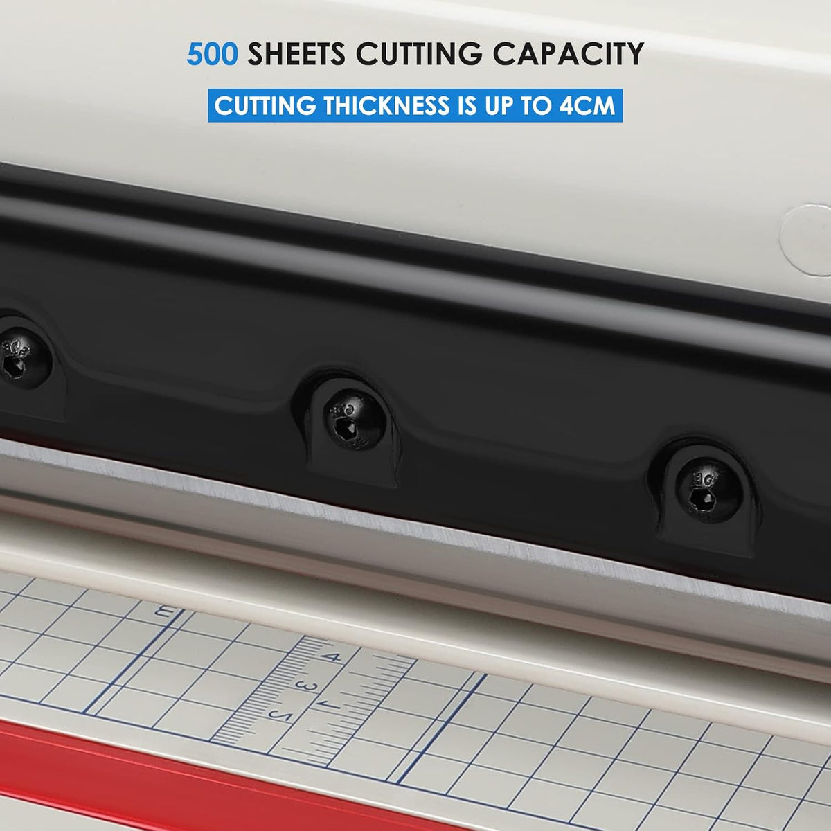 Heavy Duty Paper Cutter,17 Inch Guillotine Paper Cutter, One Replacement Blad...