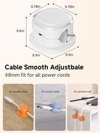 Magnetic Cable Clips, Adjustable Cord Holder Management, Adhesive Wire Keeper - Image 3