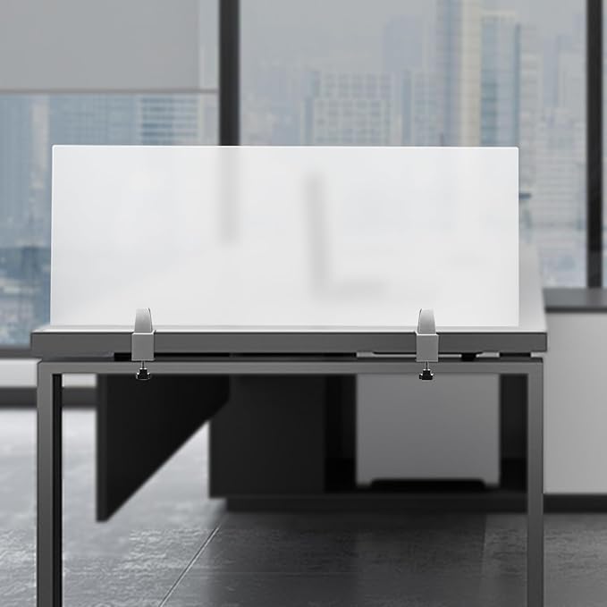 Desk Divider for Students and Desk Privacy Panel, Frosted Acrylic Plexiglass - Image 7