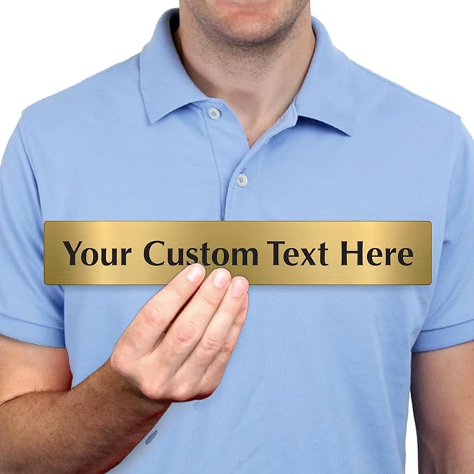 SmartSign Custom Brass Sign - Image 3